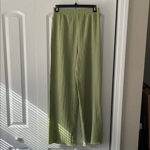 Lulu's Light Green Wide Leg Pants